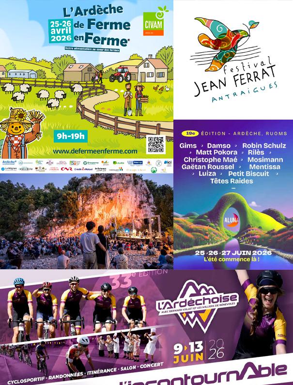 Ardèche Aluna Festival 2021 à Ruoms - Camping les Vernades
