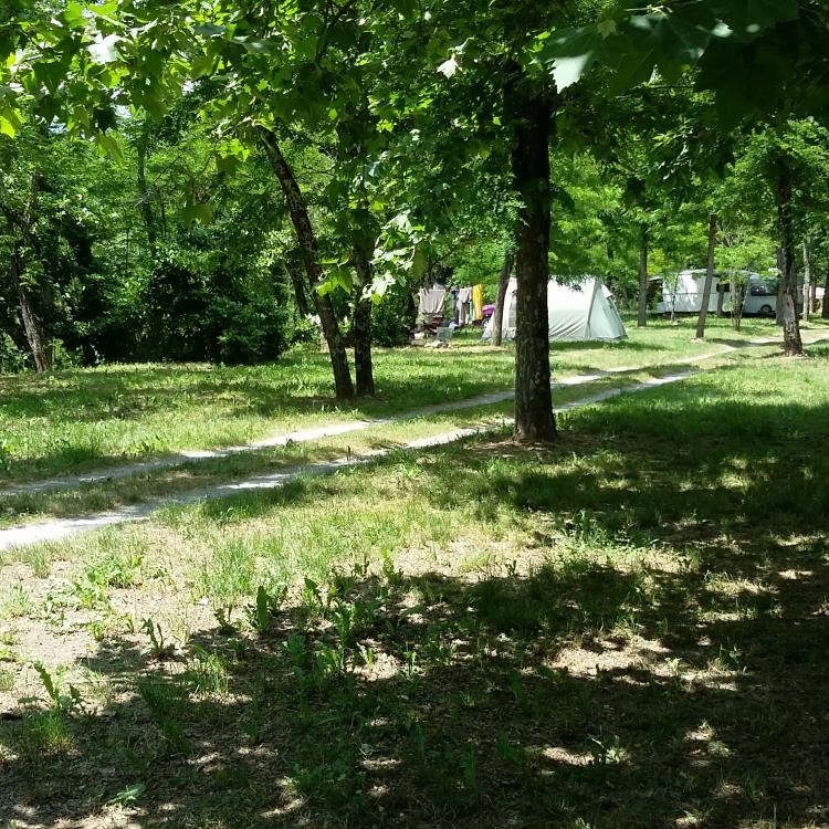 Camping Sud Ardèche - Rosières en Ardèche Emplacement