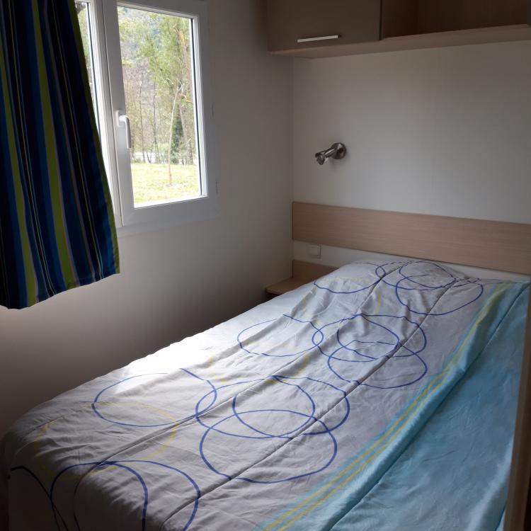 Location Mobil-home Héron GD Chambre - Rosières en Ardèche