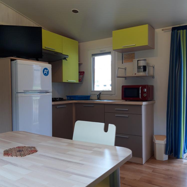 Location Mobil-home Truite Cuisine - Rosières en Ardèche