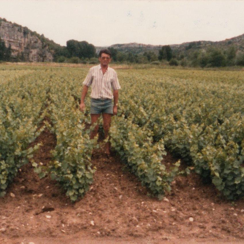 Christian BEISSIER dans sa pépinière à Rosières