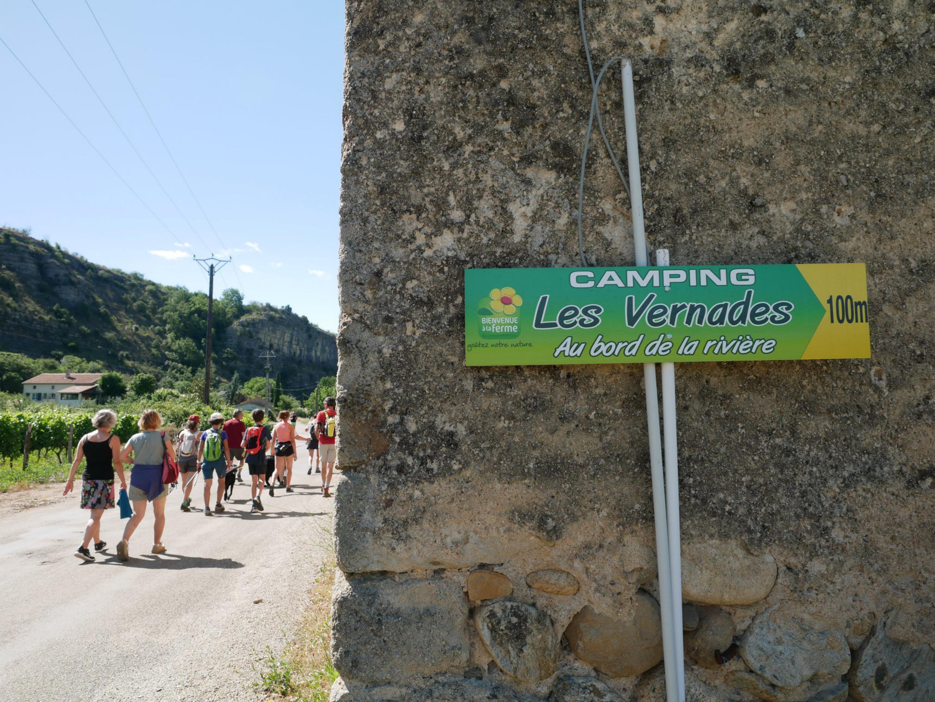 Randonnée au départ du camping les Vernades