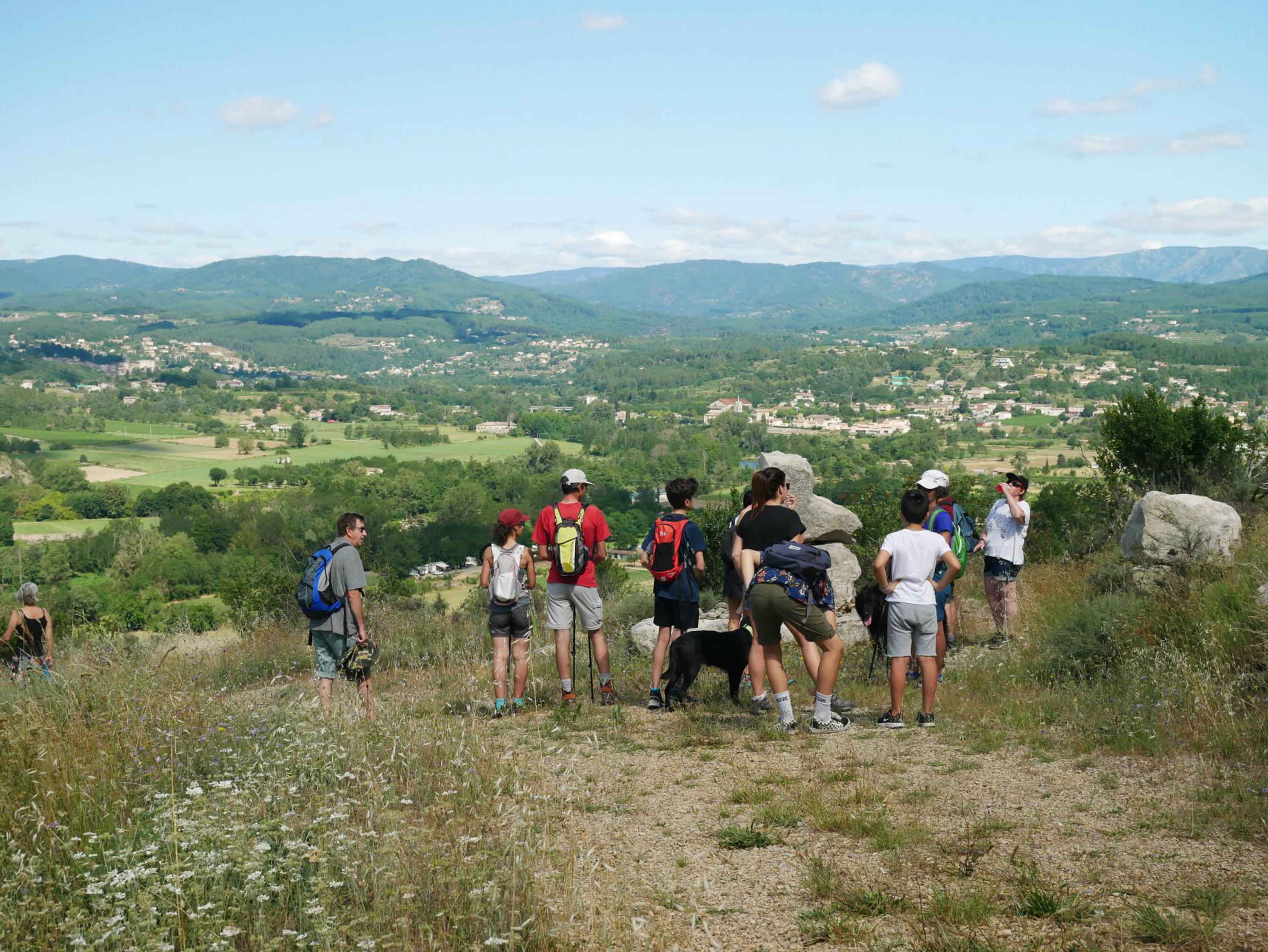 Randonnée au départ du camping les Vernades